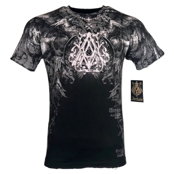 Affliction Other - ARCHAIC by AFFLICTION Mens T-Shirt FURANCE